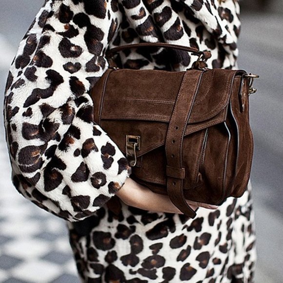 Proenza Schouler Taupe Leather Medium PS1 bag - Picture 6 of 6